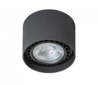 Stropn� p�isazen� bodov� sv�tidlo AZzardo Eco Alix black AZ1837 GU10+ADAP111/ES111 1x40W/1x50W IP20 12cm 230V �ern�