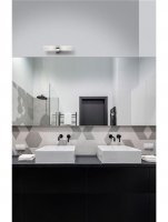 NOVA LUCE n�st�nn� sv�tidlo POLO b�l� op�lov� sklo chromovan� hlin�k E14 2x5W bez ��rovky IP44 6310541