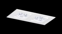 BPM Vestavn� sv�tidlo Aluminio Blanco, b�l�, 6LEDx3W, 230V 4907 4201LED1.D60.3K
