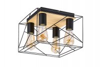 Rabalux stropn� sv�tidlo Boire E27 4x MAX 40W �ern� 71024