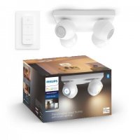 Philips HUE WA Buckram bodov� LED sv�tidlo 4x GU10 5W 350lm 2200-6500K IP20, b�l� + ovlada�