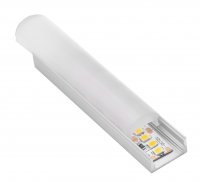 CENTURY AL PROFIL pro LED p�sek 10mm ploch� op�lov� kryt vypoukl� 40d 24x13mm IP20 d�lka 2m CEN KPRS40G-1713