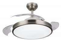 Philips Atlas stropn� sv�tidlo s ventil�torem 28W (v�tr�k) + 35W (sv�tlo) 4500lm 2700/4000/5500K 49cm, nikl