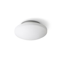 RENDL SARA LED 26 stropn� op�lov� sklo/chrom 230V LED 12W IP44 3000K R13687