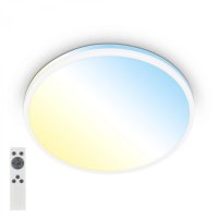 BRILONER Pulup LED stropn� sv�tidlo, stm�vateln�, d�lkov� ovlada�, CCT, b�l� 3821016