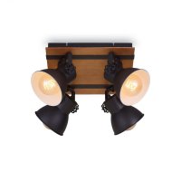 BRILONER Bodov� sv�tidlo 38 cm 4x E27 40W �ern� BRILO 2742-045