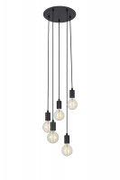 Marksl�jd Sky z�v�sn� sv�tidlo �ern� kulat� 5 lamp