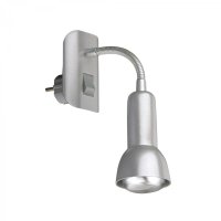 BRILONER Flexibiln� sv�tidlo do z�suvky 22 cm 1x E14 25W titan BRI 2739-014P