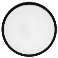 Ecolite LED stropn� kruhov� sv�tidlo 18W 1800lm 4000K IP44 �ern� lem W3090-18W/CR