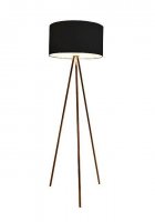 Stojac� lampa AZzardo Finn copper black AZ3010 E27 1x60W IP20 45cm �erno-m�d�n�