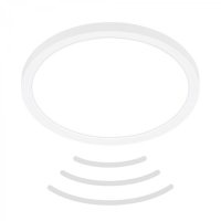 BRILONER Move LED stropn� sv�tidlo IP44, p��m� a nep��m� osv�tlen�, pohybov� �idlo, kruhov� 24 cm, b�l� 7524416