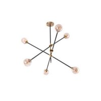 AZzardo AZ4700 závěsné svítidlo SOLEN 6 černá/zlatá AZzardo AZ4700 závěsné svítidlo SOLEN 6 černá/zlatá