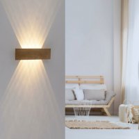 PAUL NEUHAUS LED nástěnné svítidlo, dřevo, teplá bílá, do interiéru, IP20 3000K PAUL NEUHAUS LED nástěnné svítidlo, dřevo, teplá bílá, do interiéru, IP20 3000K