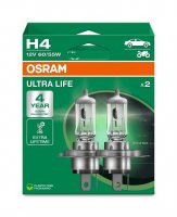 OSRAM H4 12V 60/55W P43t ULTRA LIFE 4 roky záruka 2ks 64193ULT-2HB OSRAM H4 12V 60/55W P43t ULTRA LIFE 4 roky záruka 2ks 64193ULT-2HB