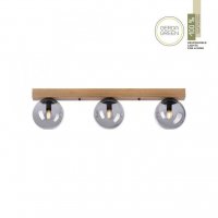 LEUCHTEN DIREKT is JUST LIGHT stropn� sv�tidlo 3 ramenn� d�evo kou�ov� barva v udr�iteln�m designu IP20 LD 11393-79