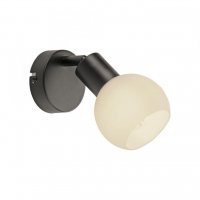 JUST LIGHT LED n�st�nn� a stropn� sv�tidlo 1 ramenn� �ern� oto�n� spot 3000K LD 12150-18