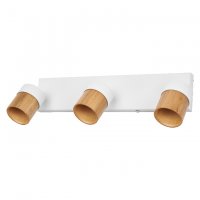 LEDVANCE stropn� bodov� sv�tidlo Half Wood Line 3xGU10 220-240 V b�l�/d�evo nastaviteln�
