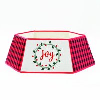 ACA Lighting kryt na stojan vánočního stromku dekorativní červená barva 76,2x61x24cm X072585 ACA Lighting kryt na stojan vánočního stromku dekorativní červená barva 76,2x61x24cm X072585