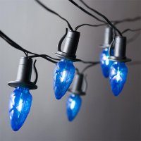 Prodloužení pro venkovní soupravu LED Filament Šiška modrá, černá kabeláž, bez trafa Prodloužení pro venkovní soupravu LED Filament Šiška modrá, černá kabeláž, bez trafa