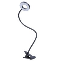 Solight LED stm�vateln� stoln� lampi�ka s klipem, 300lm, nastaviteln� teplota sv�tla, USB WO66-B