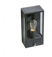 AZzardo AZ4487 venkovn� n�st�nn� sv�tidlo NIKLAS WALL SENSOR s pohybov�m �idlem �ern�