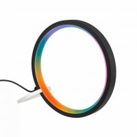 BRILONER Ring stoln� lampi�ka - 3W, LED, stm�vateln�, d�lkov� ovlada�, RGBIC, �ern� 7666015