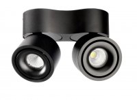 Deko-Light stropn� p�isazen� sv�tidlo Uni II Mini Double 220-240V AC/50-60Hz 15,00 W 3000 K 980 lm 160 mm tmav� �ern� RAL 9005 348177