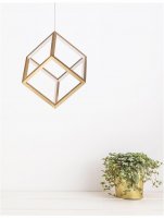 NOVA LUCE závěsné svítidlo GABBIA zlatý hliník a silikon LED 45W 230V 3000K IP20 stmívatelné 9818252 NOVA LUCE závěsné svítidlo GABBIA zlatý hliník a silikon LED 45W 230V 3000K IP20 stmívatelné 9818252