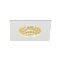 BIG WHITE PATTA-I, vestavn� sv�tidlo, LED, 3000K, hranat�, b�l� matn�, 38�, v�. ovlada�e 114431