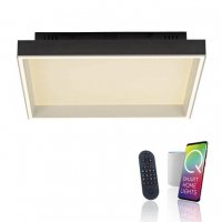 PAUL NEUHAUS LED stropn� sv�tidlo Q-MAGONG �ern� Smarthome stm�vateln� s aplikac� ZigBee 2700-5000K PN 6316-18