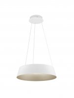 NOVA LUCE z�v�sn� sv�tidlo ALBA b�l� hlin�k �ampa� a zlat� LED 50W 230V 3000K IP20 stm�vateln� 9345657