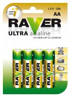 Baterie RAVER alkalick� LR6