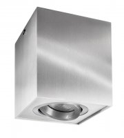 Light Impressions Kapego stropn� p�isazen� sv�tidlo Dato 220-240V AC/50-60Hz GU10 1x max. 50,00 W 96 mm st��brn� 122417