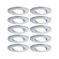 PAULMANN Vestavné svítidlo LED Calla kruhové 10x6W matný chrom nastavitelné 999.23 P 99923 PAULMANN Vestavné svítidlo LED Calla kruhové 10x6W matný chrom nastavitelné 999.23 P 99923