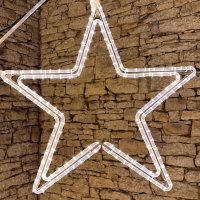 DecoLED LED sv�teln� hv�zda na VO, pr. 80 cm, teple b�l�