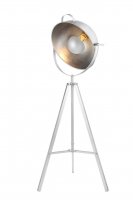 AZzardo vintage stojac� lampa Toma b�l� / st��brn� E27 AZ2378