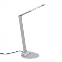 BRILONER CCT-LED stoln� lampa na psac� st�l, 83 cm, 12 W, 680 lm, st��brn� BRILO 7414-014