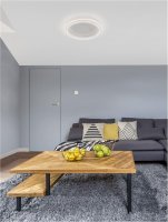 NOVA LUCE stropn� sv�tidlo WILLOW b�l� ocel a akryl D45x6mm LED 40W 9212913