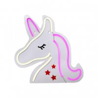 LEUCHTEN DIREKT is JUST LIGHT LED n�st�nn� sv�tidlo motiv jednoro�ec, USB, ���rov� vyp�na�, dekorativn� LD 85025-70