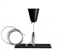 Deko-Light kolejnicov� syst�m 3-f�zov� 230V D Line z�v�sn� dr��k stropn� rozeta 1,5m �ern� RAL 9011 120 710050