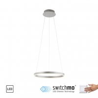 LEUCHTEN DIREKT is JUST LIGHT LED z�v�sn� sv�tidlo hlin�k kruhov�, pr.40cm, stm�vateln�, Switchmo, tepl� b�l� krokov� stm�vateln� 3000K