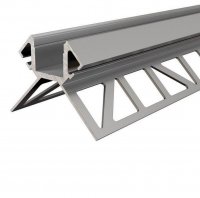 Light Impressions Reprofil dla�dicov� profil roh vn�j�� EV-02-12 st��brn� elox 2500 mm 975381