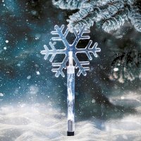 Solight LED zahradn� osv�tlen�, sn�hov� vlo�ky, 5ks, 15x LED, zapichovac�, 3xAA 1V281