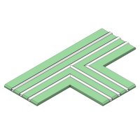 SLC DL 3 track T modul s�drokarton