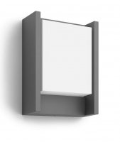Philips Arbour UltraEfficient venkovní nástěnné LED svítidlo 3,8W 800lm 3000K IP44, antracit Philips Arbour UltraEfficient venkovní nástěnné LED svítidlo 3,8W 800lm 3000K IP44, antracit