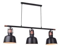 Závěsné svítidlo AZzardo Darling 3 line black AZ2144 E14 3x40W IP20 100cm černé Závěsné svítidlo AZzardo Darling 3 line black AZ2144 E14 3x40W IP20 100cm černé