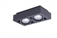 Azzardo AZ4441 bodové svítidlo NIKEA 2 ES111 černá Azzardo AZ4441 bodové svítidlo NIKEA 2 ES111 černá