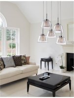 NOVA LUCE závěsné svítidlo BOCCALE chromovaný hliník čiré sklo G9 5x5W 230V IP20 vč. žárovky 1300301305 NOVA LUCE závěsné svítidlo BOCCALE chromovaný hliník čiré sklo G9 5x5W 230V IP20 vč. žárovky 1300301305