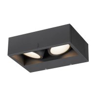 BIG WHITE (SLV) ESKINA FRAME WL double n�st�nn� p�isazen� sv�tidlo antracit 27 W 2200/2400 lm 3000/4000 K CRI80 95d 1006314