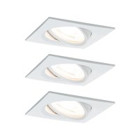 PAULMANN Vestavn� sv�tidlo LED Nova hranat� 3x6,5W GU10 b�l� mat v�klopn� 3-krokov�-stm�vateln� 934.72 P 93472